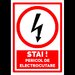 Semn pentru stai pericol de electrocutare